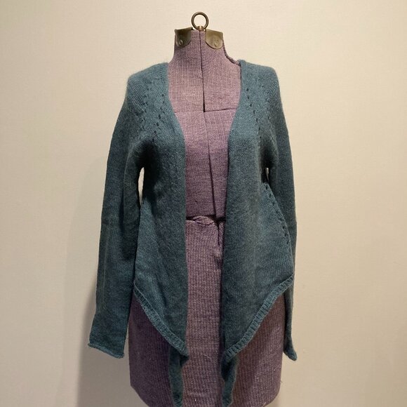 Vintage White Stuff Women's Turquoise Tie Sweater - Picture 3 of 9